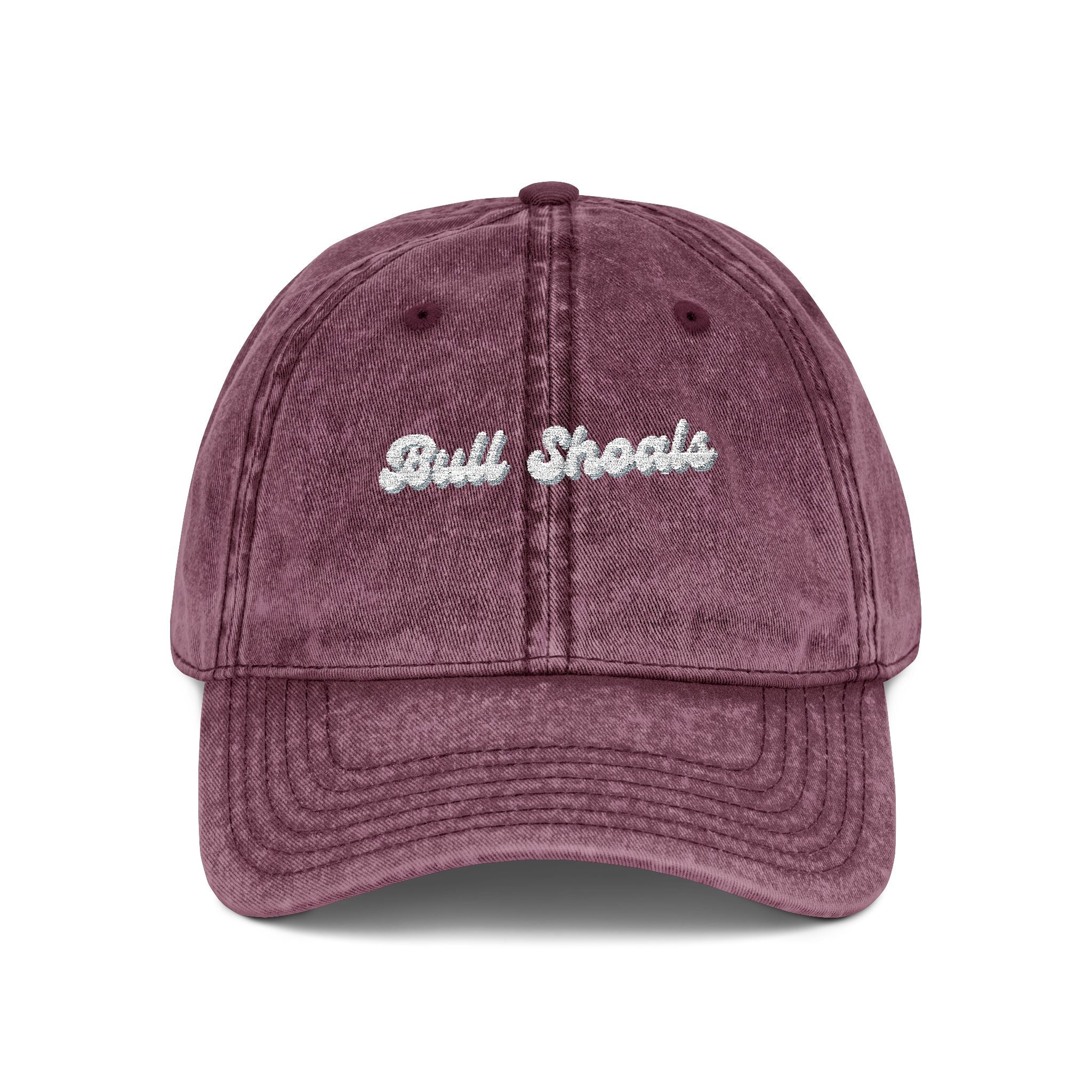 Bull Shoals Vintage Embroidered Cap, Stylish Baseball Hat, Trendy Sun Hat, Gifts for Him/Her, Casual Outdoor Accessory