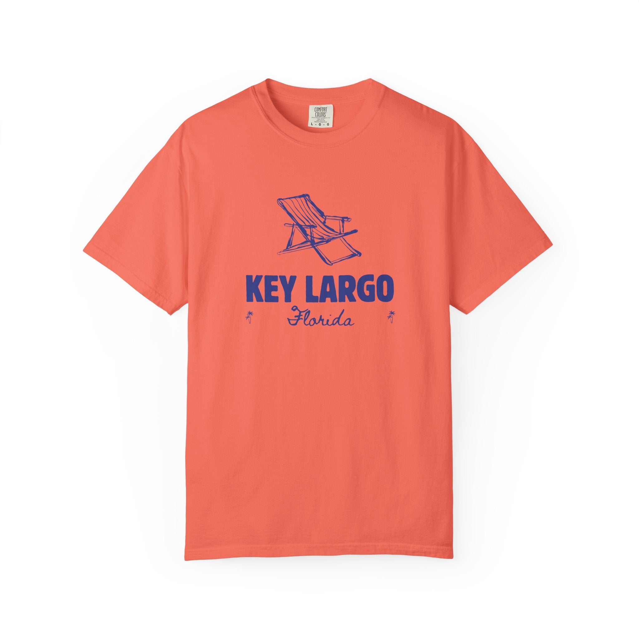 Key Largo - Unisex Garment-Dyed T-shirt, Casual Outfit, Gift for Nature Lovers, Vacation Essentials