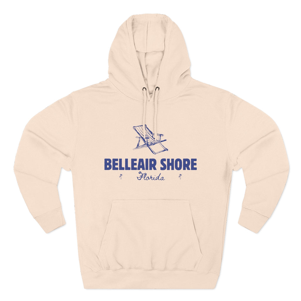 Belleair Shore Inspired Fleece Hoodie, Casual Wear, Relaxation, Gift for Autumn Lovers, Travel Essential