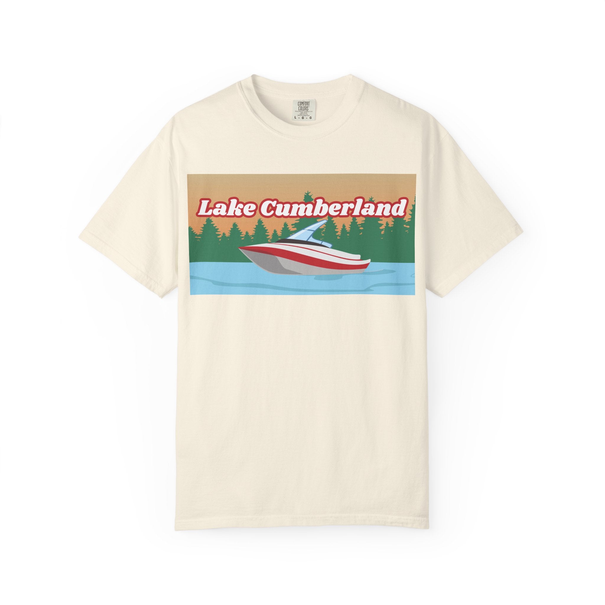 Lake Cumberland Relaxed Unisex T-Shirt, Summer Vibes Tee, Outdoor Adventure Shirt, Lake Life Apparel, Gift for Nature Lovers, Vacation Wear