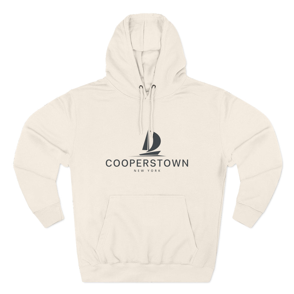Cooperstown Inspired Fleece Hoodie, Casual Wear, Relaxation, Gift for Autumn Lovers, Travel Essential