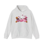 Halloween Boo Sweatshirt, Unisex Hoodie for Fall, Cozy Ghost Design, Cute Autumn Apparel, Halloween Costume