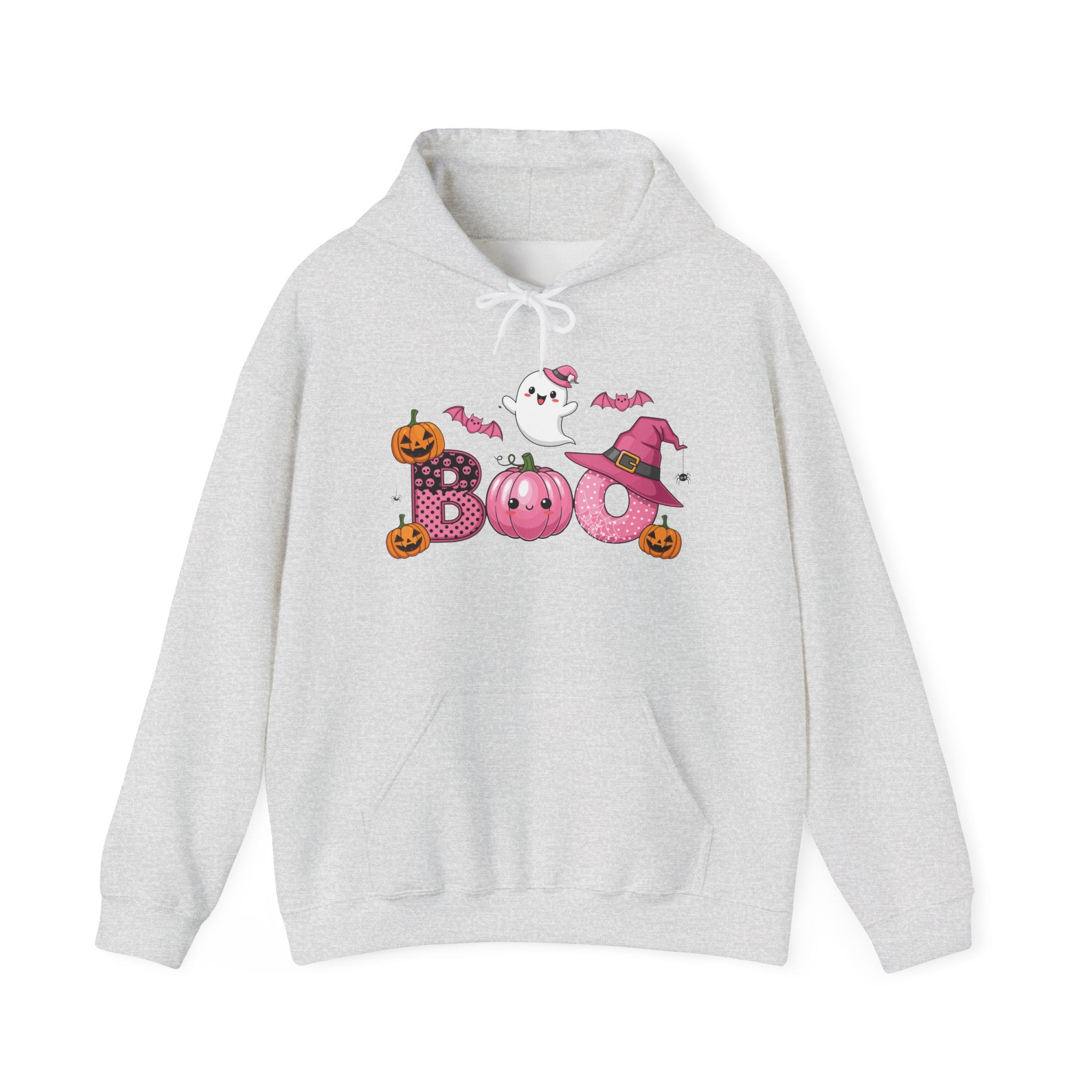 Halloween Boo Sweatshirt, Unisex Hoodie for Fall, Cozy Ghost Design, Cute Autumn Apparel, Halloween Costume