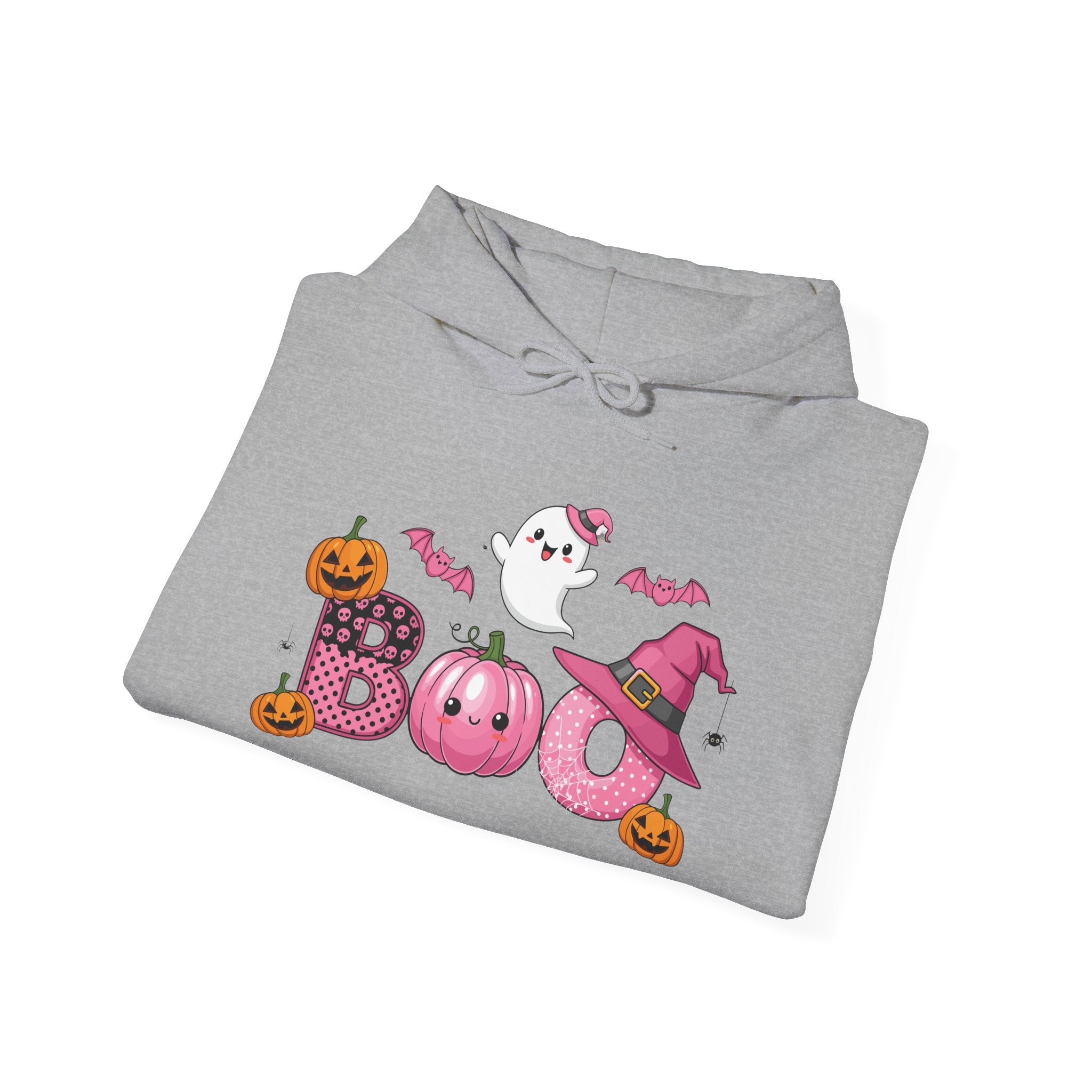 Halloween Boo Sweatshirt, Unisex Hoodie for Fall, Cozy Ghost Design, Cute Autumn Apparel, Halloween Costume
