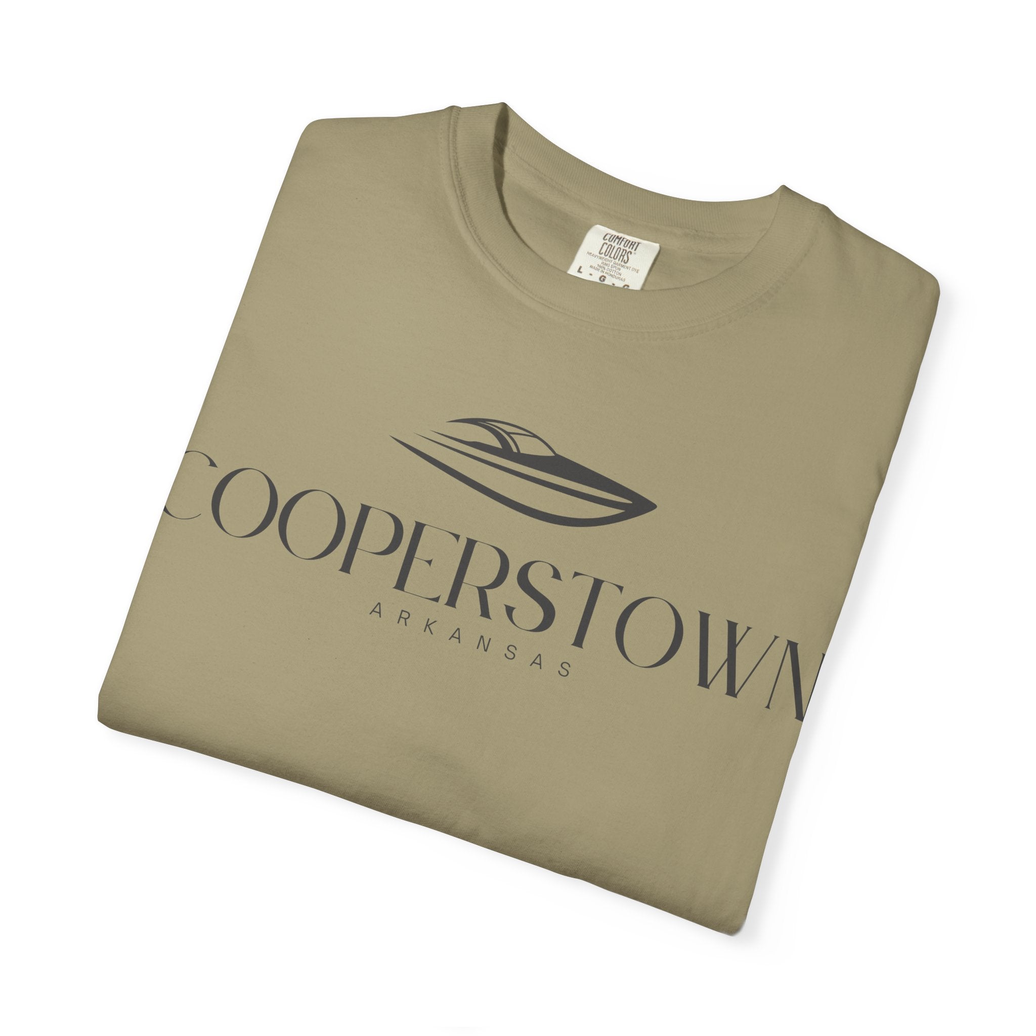 Cooperstown Chill Vibes Tee - Unisex Garment-Dyed T-shirt for Autumn Lovers, Casual Wear, Gifts for Him/Her