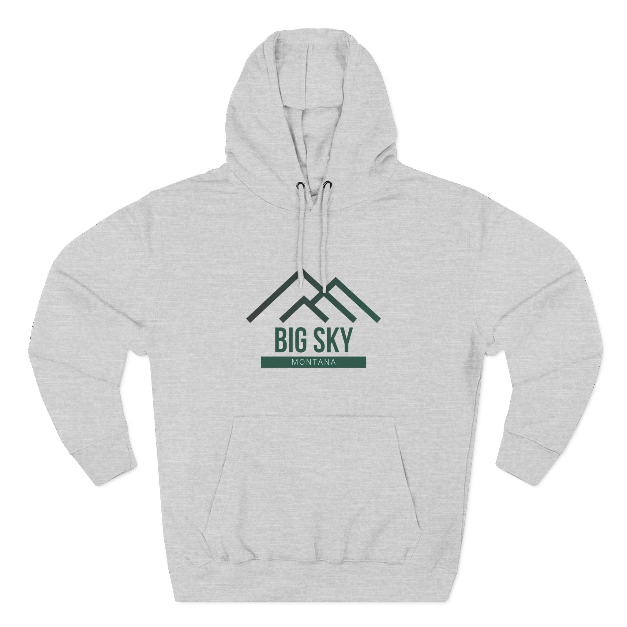 Big Sky Vibes Hoodie with Design, Perfect for Autumn Lovers, Comfortable and Stylish, Great Gift for Vacations