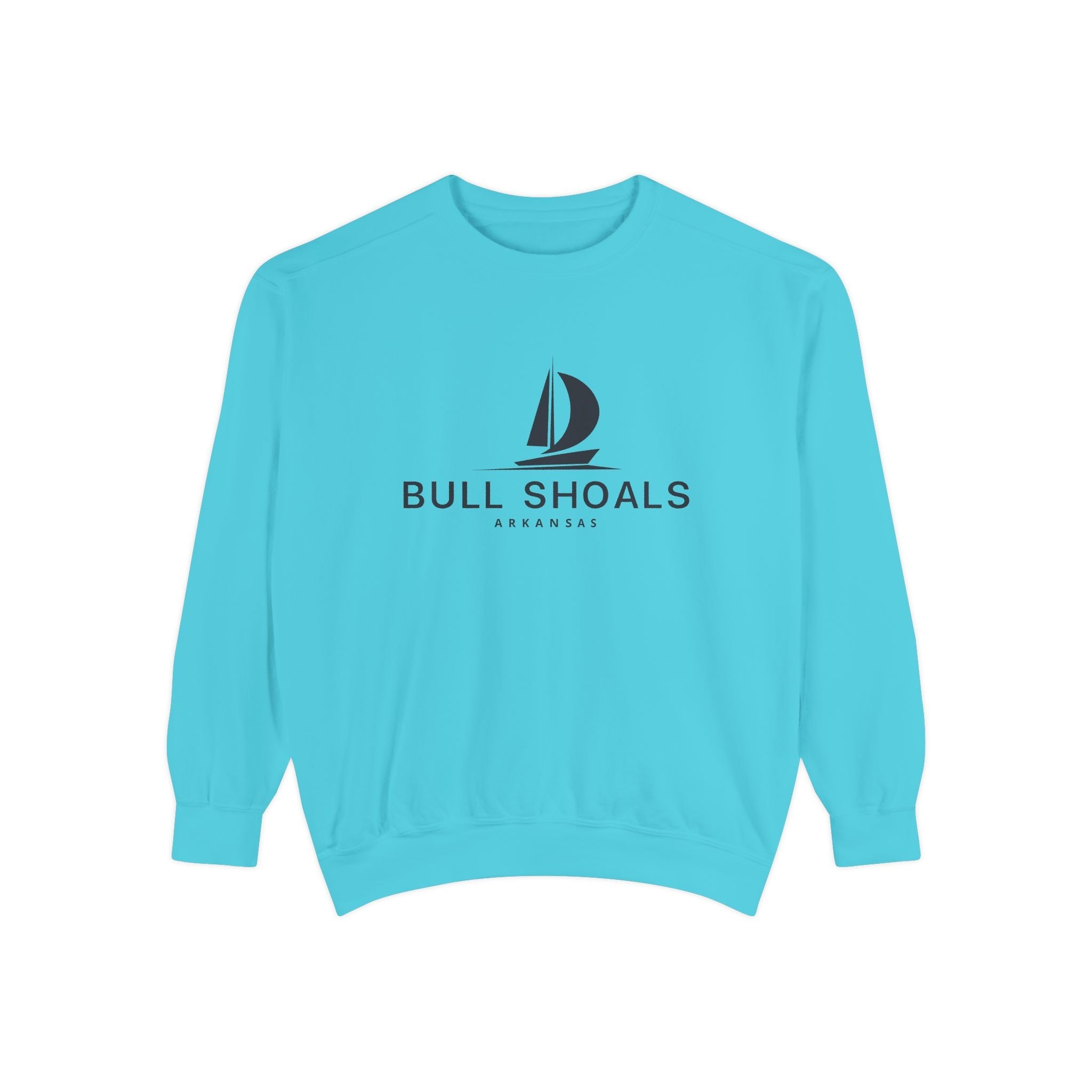 Bull Shoals Vibes Unisex Sweatshirt | Garment-Dyed Comfort, Perfect for Casual Outings, Travel, Gifts, Autumn Days