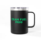 Exam Fuel Mug Tumbler | Perfect for Students, Study Sessions, Motivational Drinkware, Eco-Friendly Cup