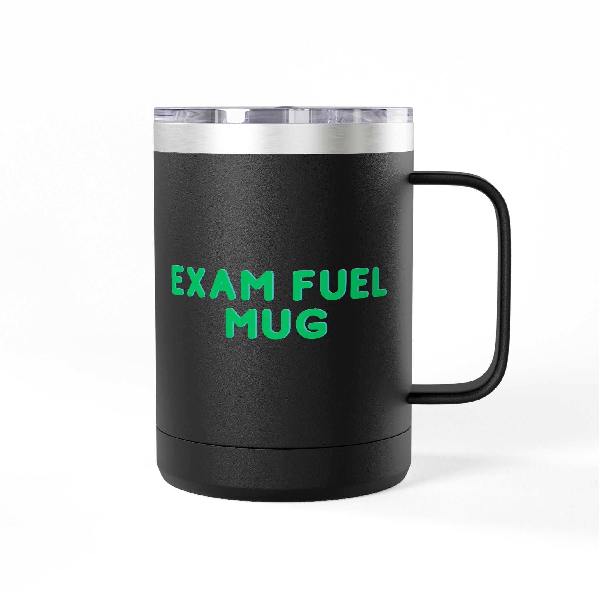 Exam Fuel Mug Tumbler | Perfect for Students, Study Sessions, Motivational Drinkware, Eco-Friendly Cup