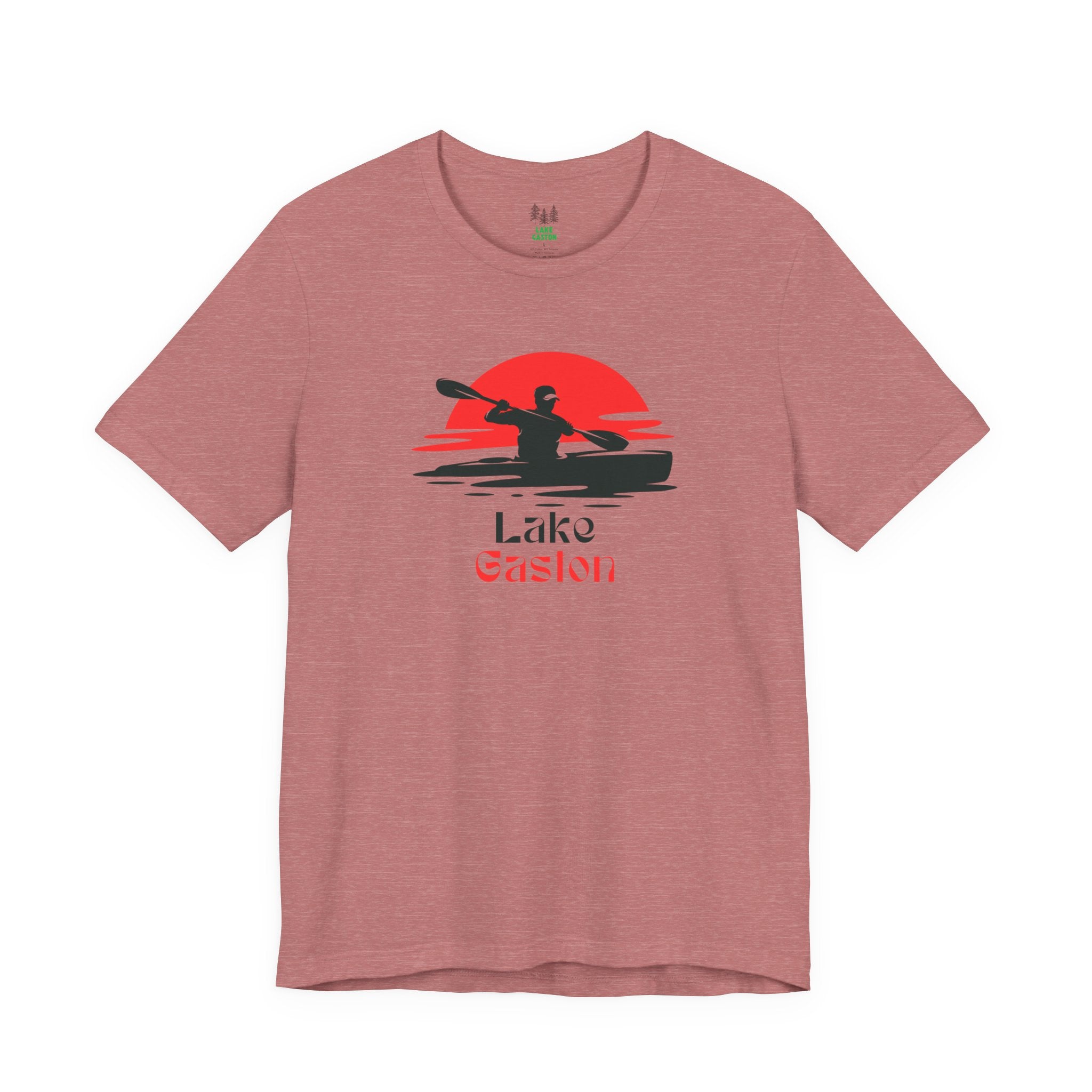 Lake Gaston Tee - Kayaking Graphic Unisex Jersey Short Sleeve Shirt, Outdoor Adventure Gift, Summer Vibes, Lake Lover Apparel