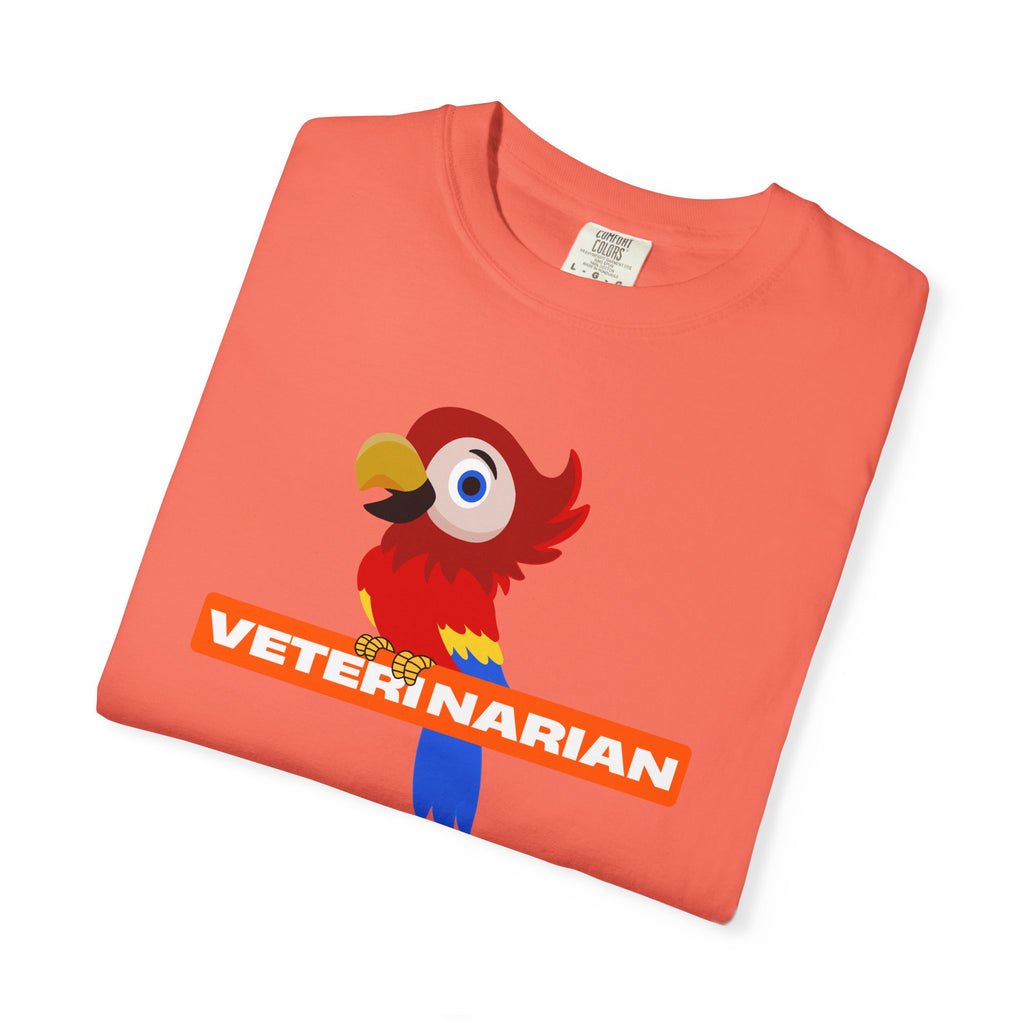 Veterinarian Parrot T-Shirt | Cute Animal Lover Shirt, Unisex Teen Gift, Animal Care Apparel, Funny Pet Shirt, Veterinary Gifts