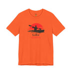 Lake Gaston Tee - Kayaking Graphic Unisex Jersey Short Sleeve Shirt, Outdoor Adventure Gift, Summer Vibes, Lake Lover Apparel