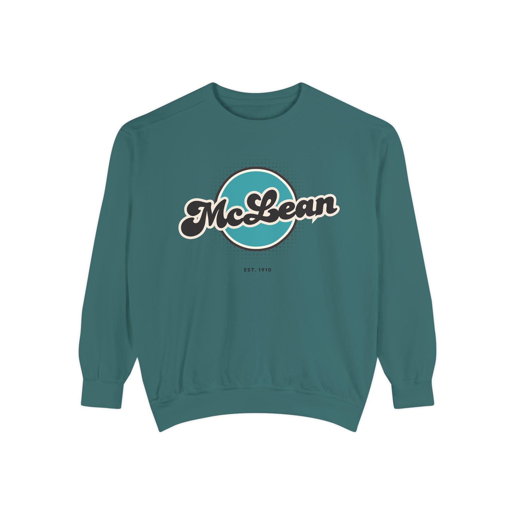 McLean Vintage Sweatshirt, Cozy Unisex Pullover, Retro Style, Perfect for Casual Outfits, Gift for Him or Her