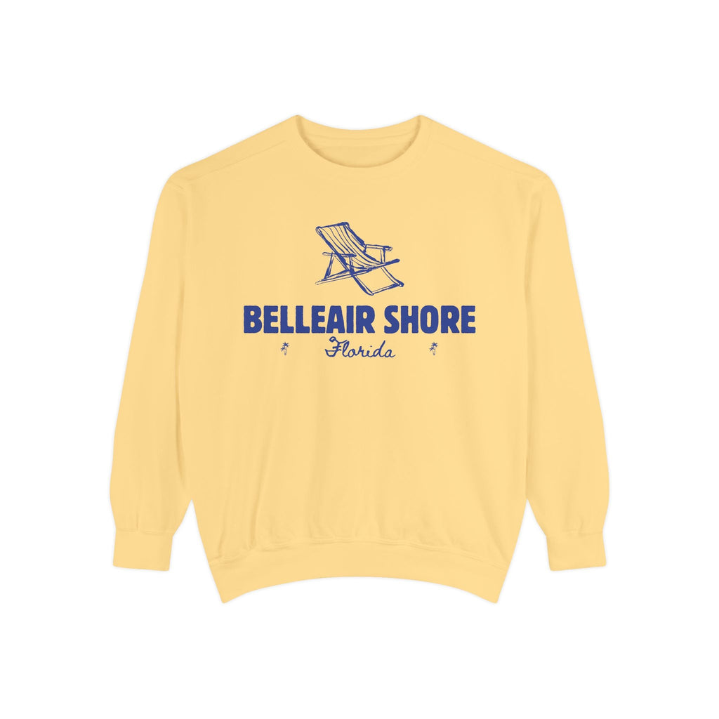Belleair Shore Unisex Sweatshirt, Cozy Beach Vibes, Perfect Summer Gift, Florida Apparel, Relaxed Style for All