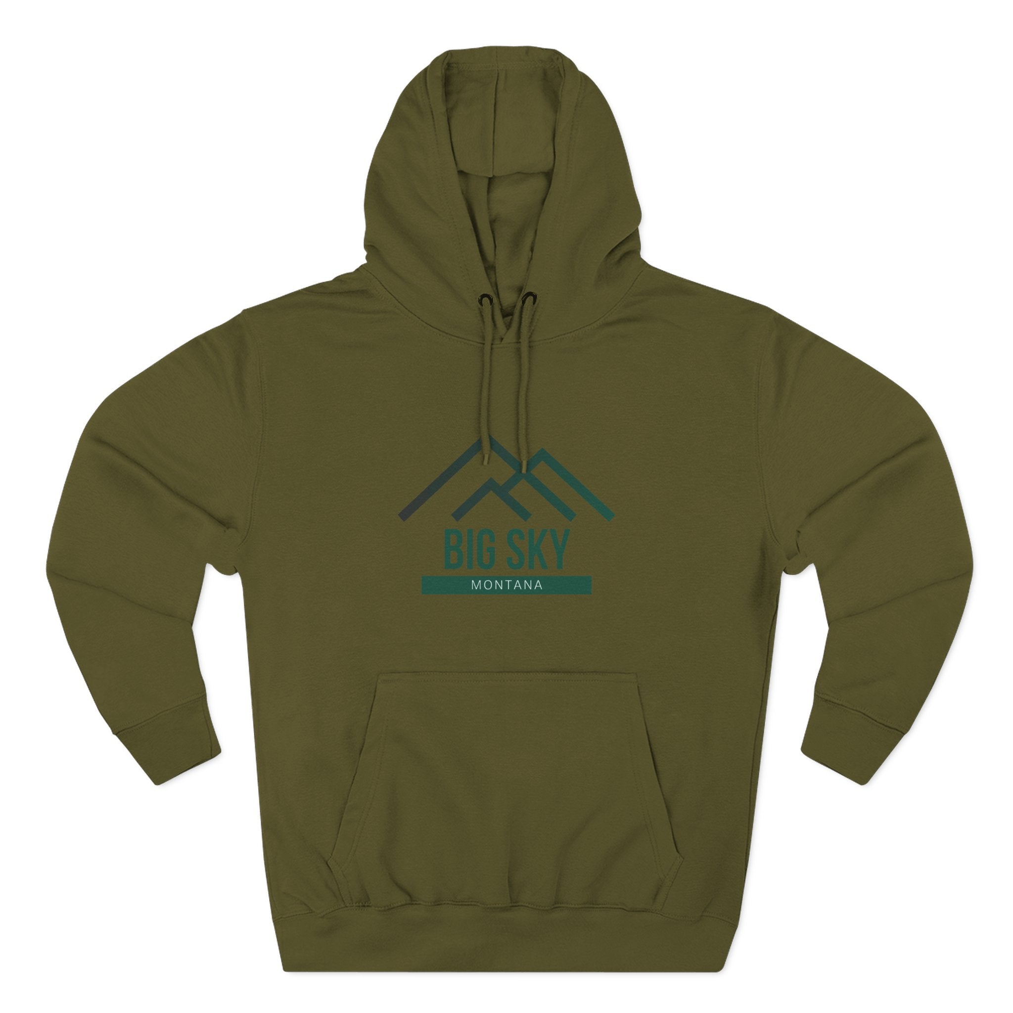 Big Sky Vibes Hoodie with Design, Perfect for Autumn Lovers, Comfortable and Stylish, Great Gift for Vacations