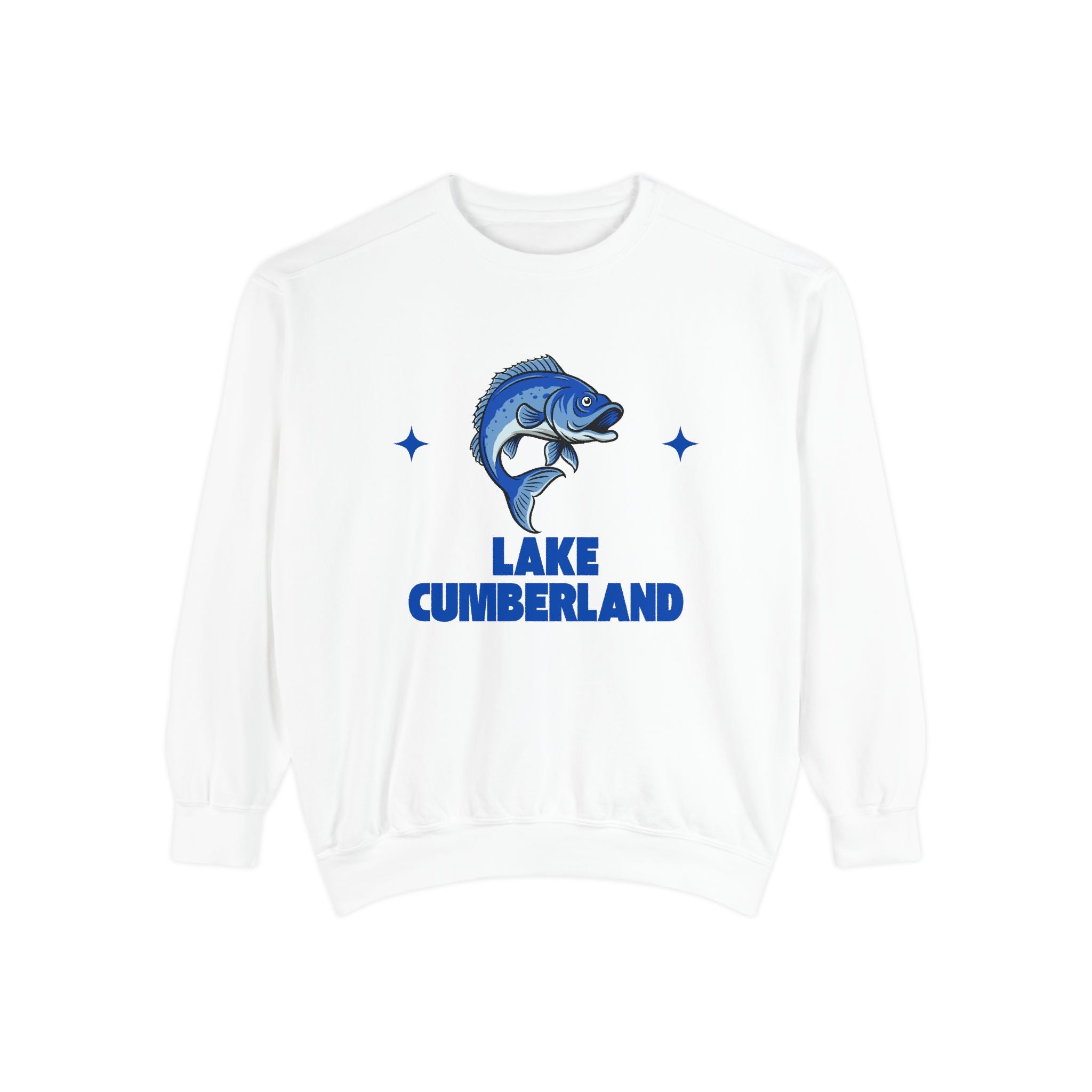 Lake Cumberland Fish Design Unisex Sweatshirt | Cozy Fishing Apparel, Casual Wear, Gift for Anglers, Lake Day Outfit, Nature Lovers Sweatshirt