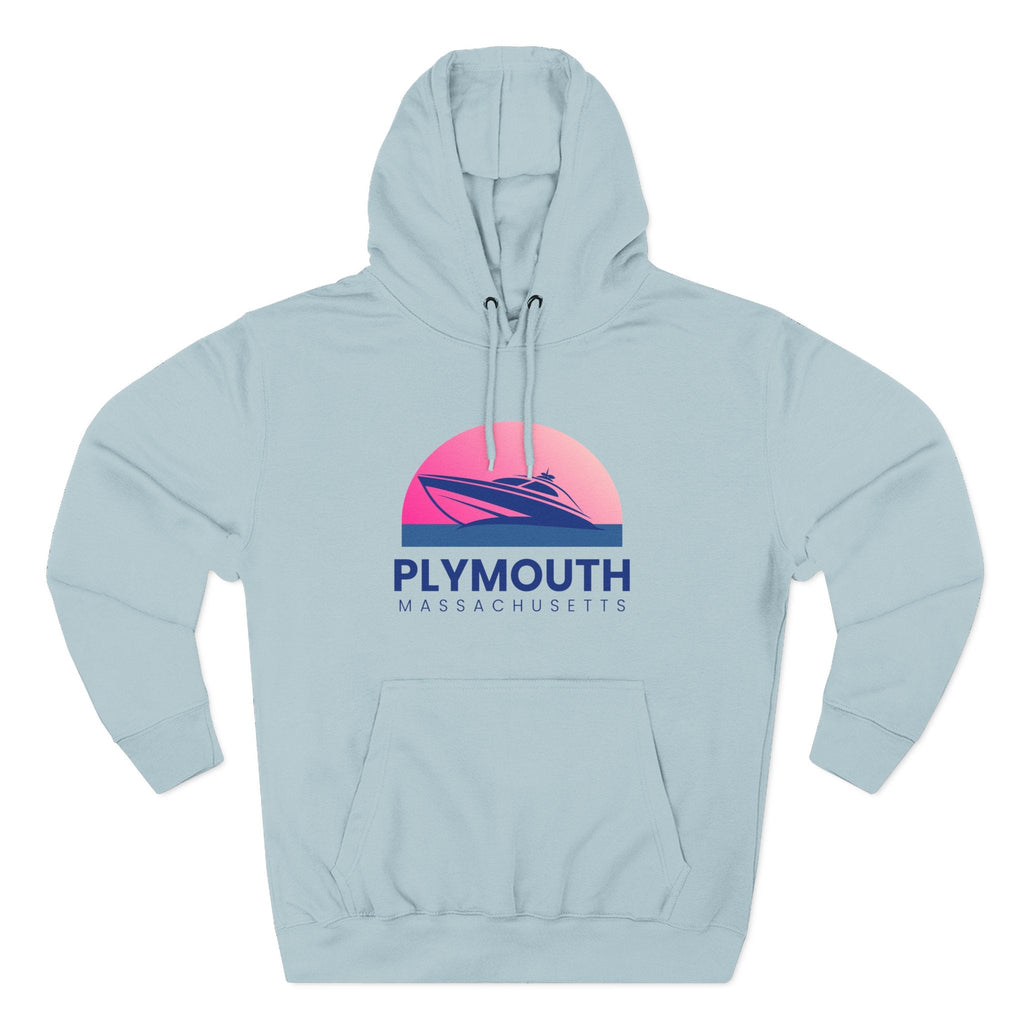 Plymouth Vibes Hoodie with Design, Perfect for Autumn Lovers, Comfortable and Stylish, Great Gift for Vacations