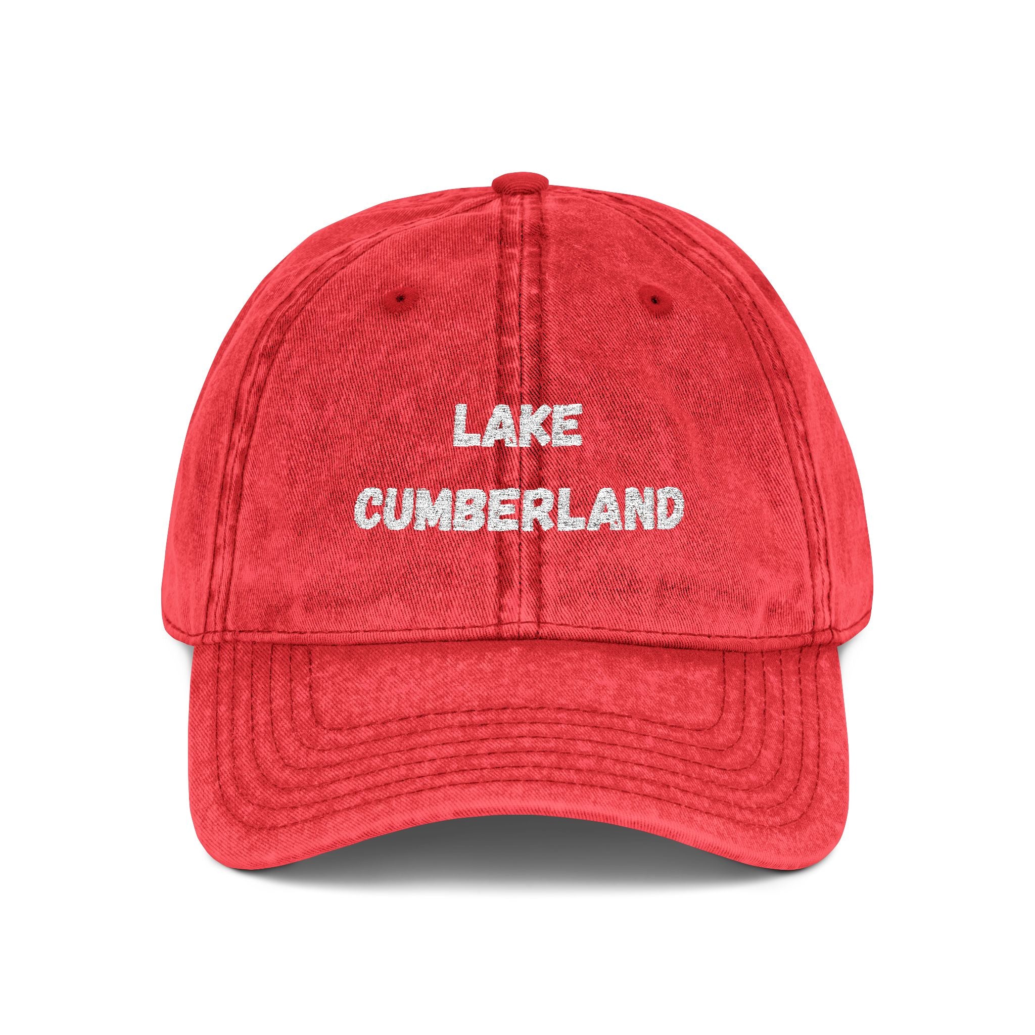 Lake Cumberland Embroidered Hat, Vintage Cap, Casual Summer Accessory, Gift for Outdoor Lovers, Lake Trip Gear