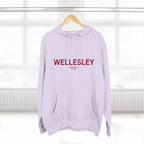 Wellesley Fleece Hoodie, Casual Sweatshirt, Cozy Layering Piece, Perfect Gift for All Occasions, Stylish Streetwear