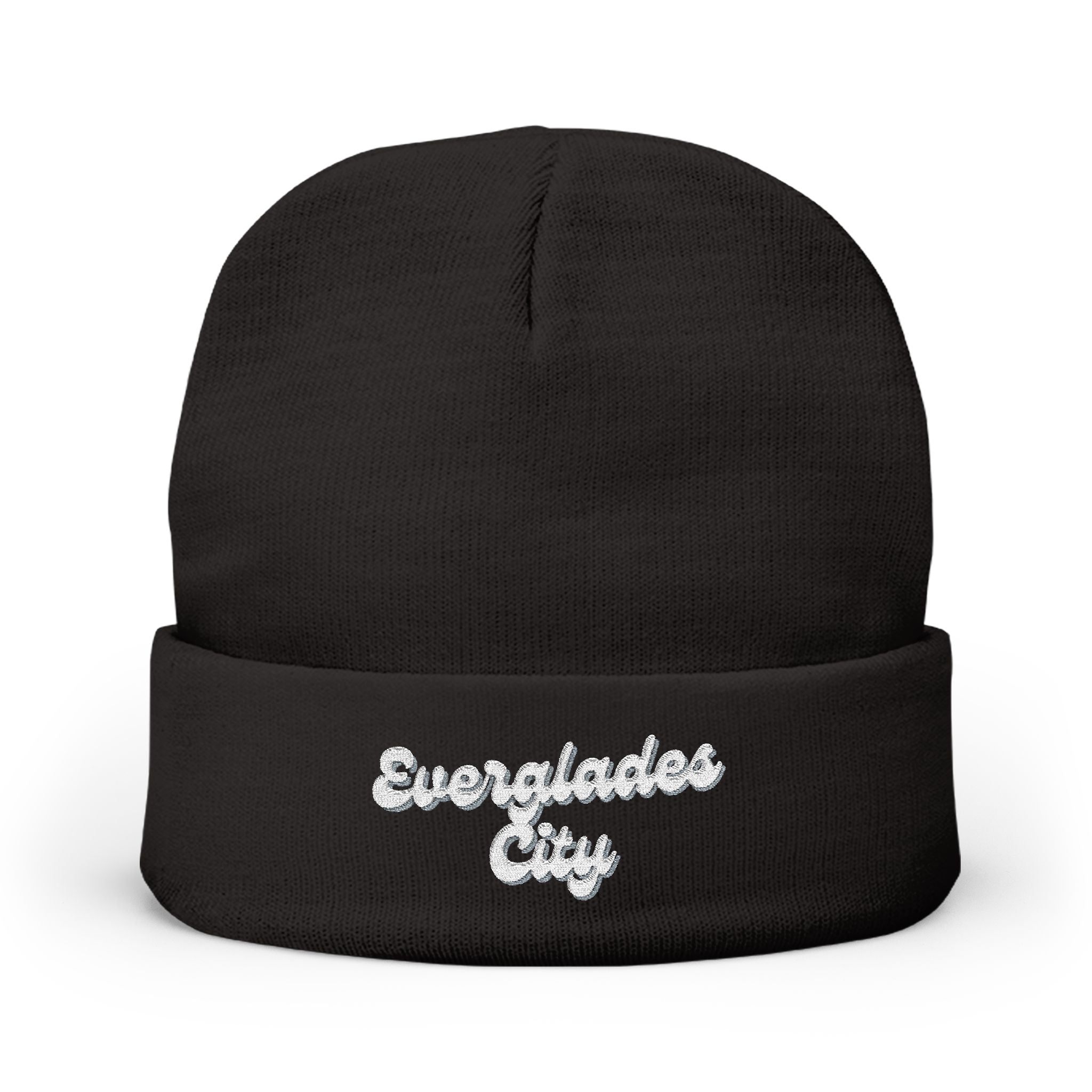 Everglades City Cozy Embroidered Knit Beanie | Winter Hat, Casual Fashion Accessory, Gift for Him/Her, Cozy Style, Outdoor Wear
