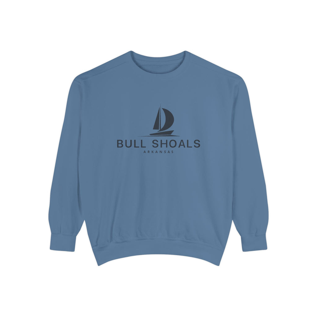 Bull Shoals Vibes Unisex Sweatshirt | Garment-Dyed Comfort, Perfect for Casual Outings, Travel, Gifts, Autumn Days