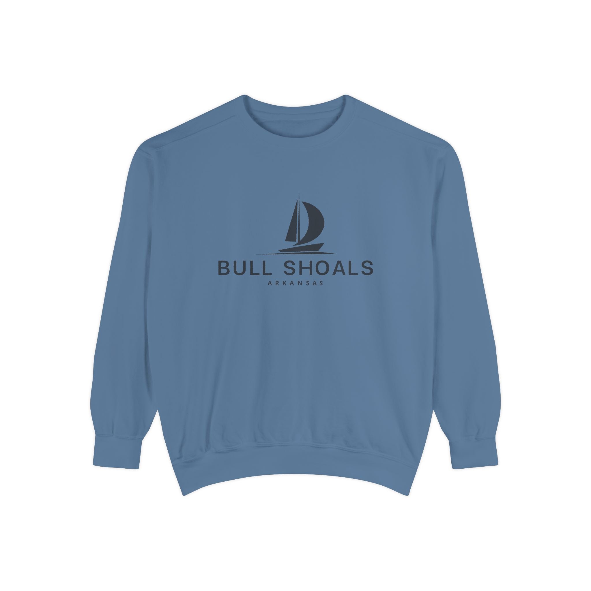 Bull Shoals Vibes Unisex Sweatshirt | Garment-Dyed Comfort, Perfect for Casual Outings, Travel, Gifts, Autumn Days
