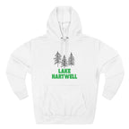 Lake Hartwell Fleece Hoodie, Cozy Sweatshirt, Outdoor Adventure Wear, Unique Gift for Lake Lovers, Perfect for Fall and Winter