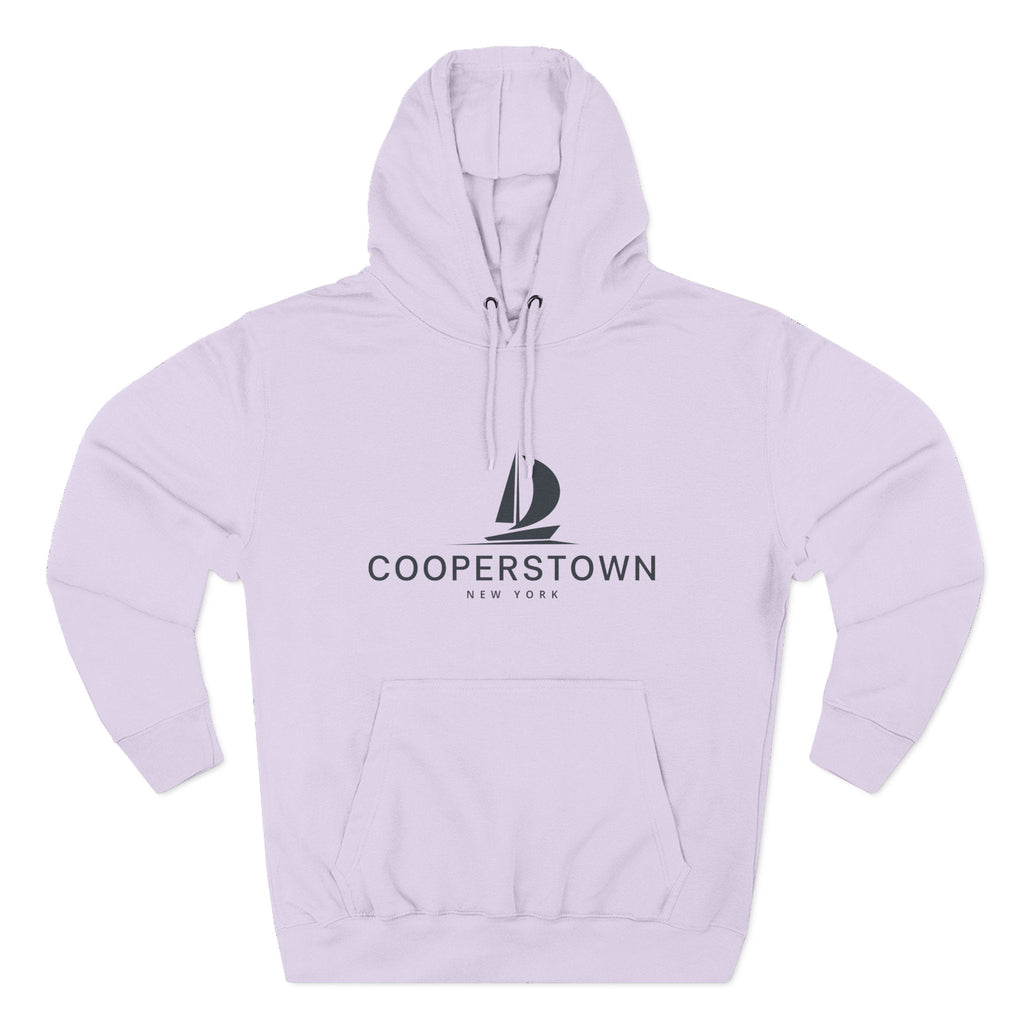 Cooperstown Inspired Fleece Hoodie, Casual Wear, Relaxation, Gift for Autumn Lovers, Travel Essential