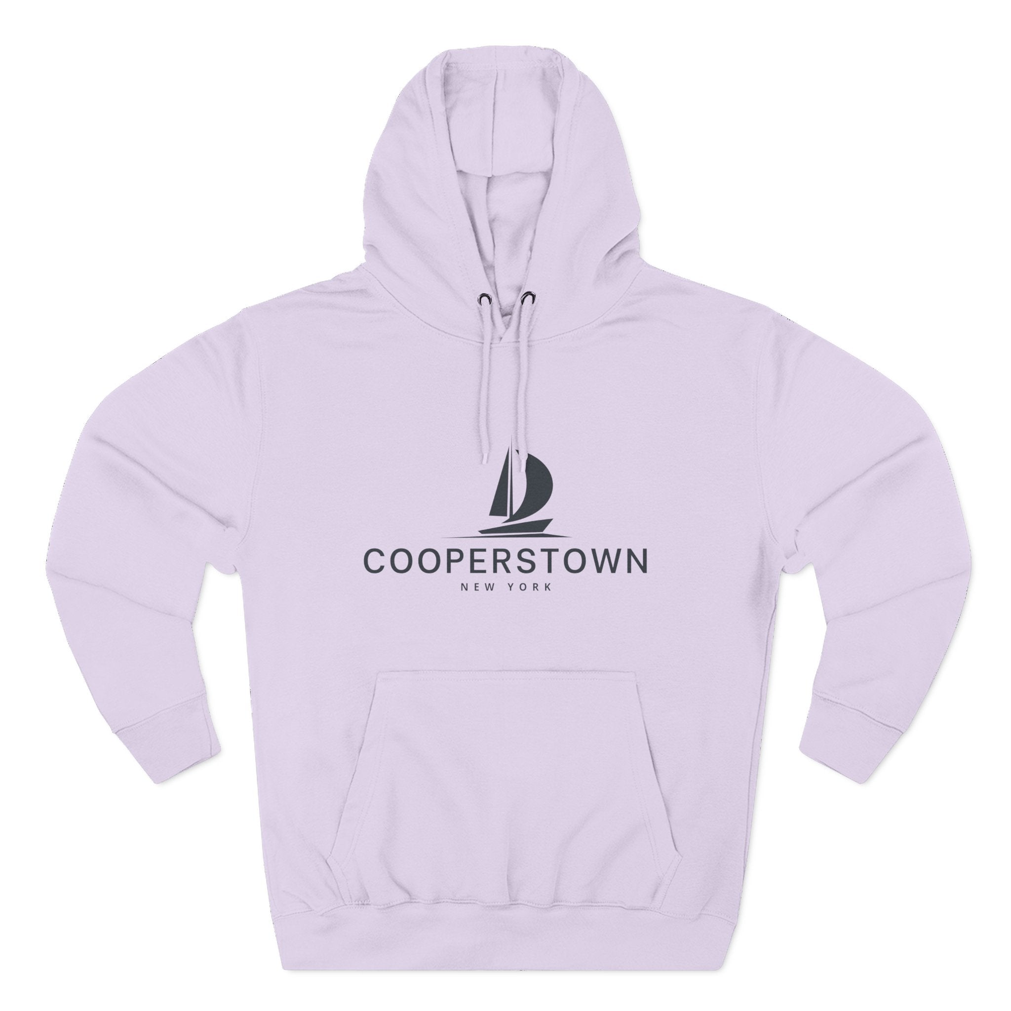 Cooperstown Inspired Fleece Hoodie, Casual Wear, Relaxation, Gift for Autumn Lovers, Travel Essential