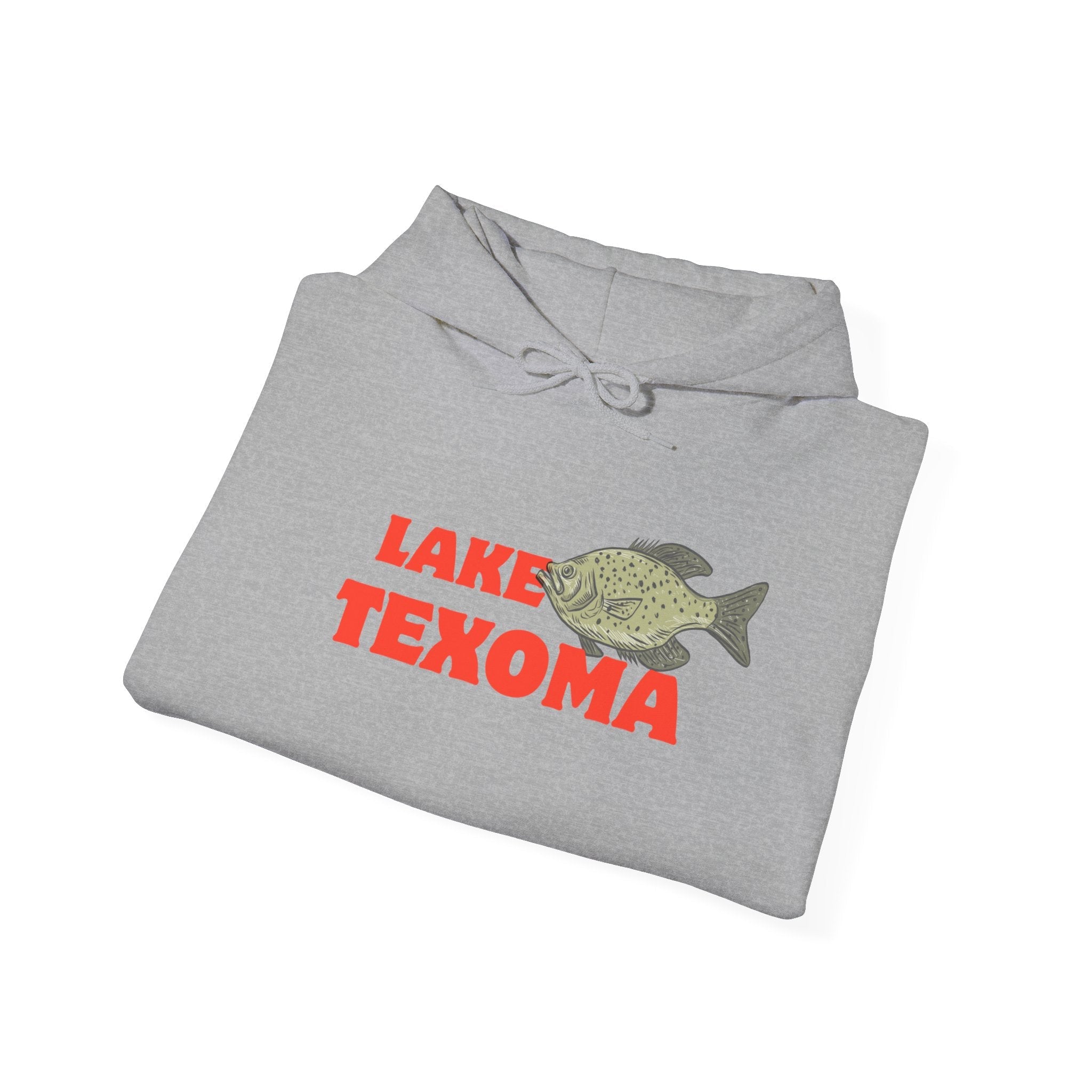 Lake Texoma Fishing Hoodie, Unisex Comfortable Sweatshirt, Relaxed Fit for Outdoor Enthusiasts, Gift for Fishermen, Casual Lake Apparel