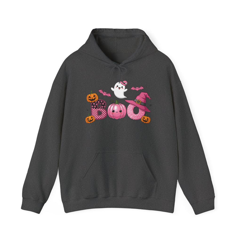 Halloween Boo Sweatshirt, Unisex Hoodie for Fall, Cozy Ghost Design, Cute Autumn Apparel, Halloween Costume