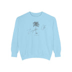 Everglades City Chill Vibes Sweatshirt - Unisex Garment-Dyed Style, Perfect for Lounging