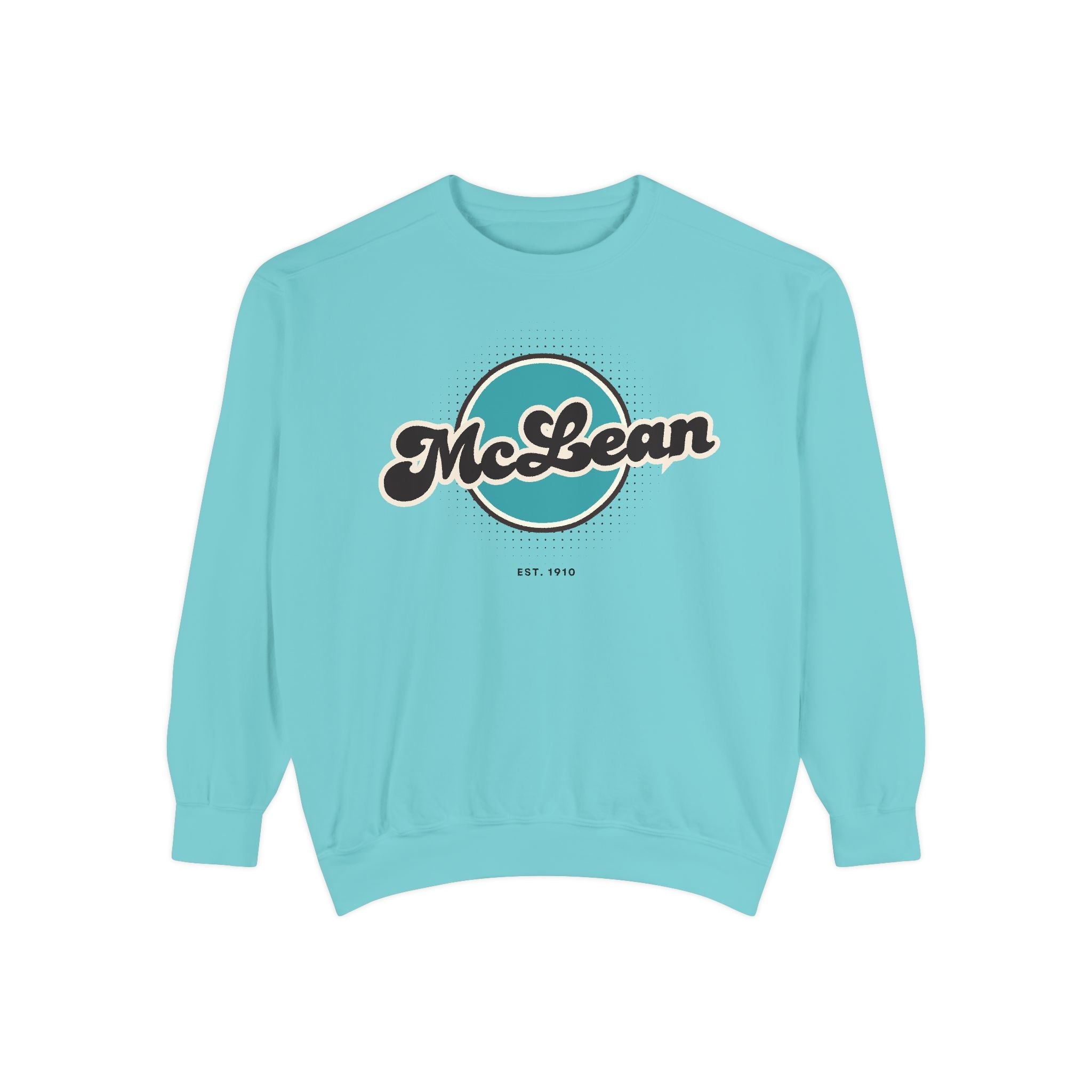 McLean Vintage Sweatshirt, Cozy Unisex Pullover, Retro Style, Perfect for Casual Outfits, Gift for Him or Her