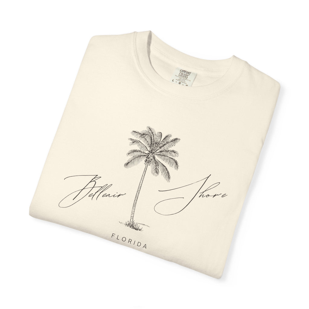 Belleair Shore Chill Vibes Tee - Unisex Garment-Dyed T-shirt for Autumn Lovers, Casual Wear, Gifts for Him/Her