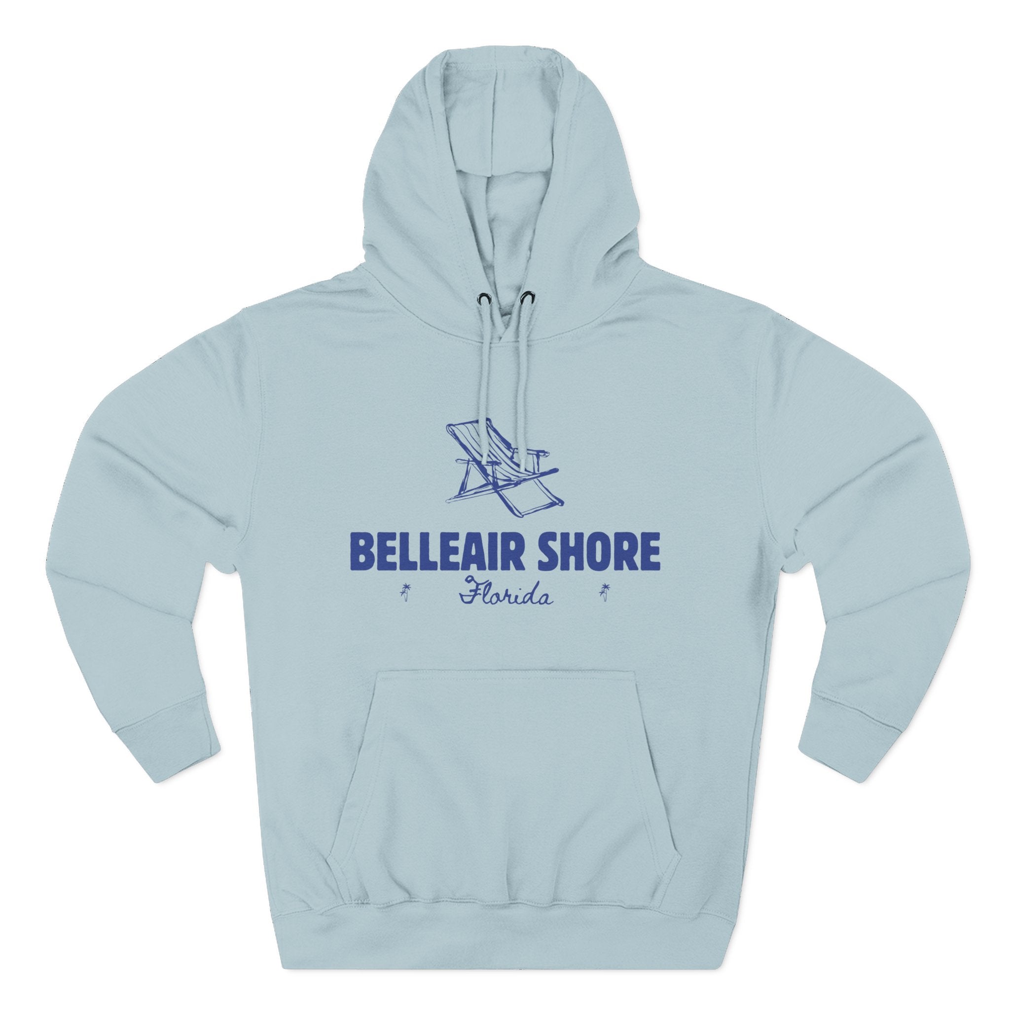 Belleair Shore Inspired Fleece Hoodie, Casual Wear, Relaxation, Gift for Autumn Lovers, Travel Essential
