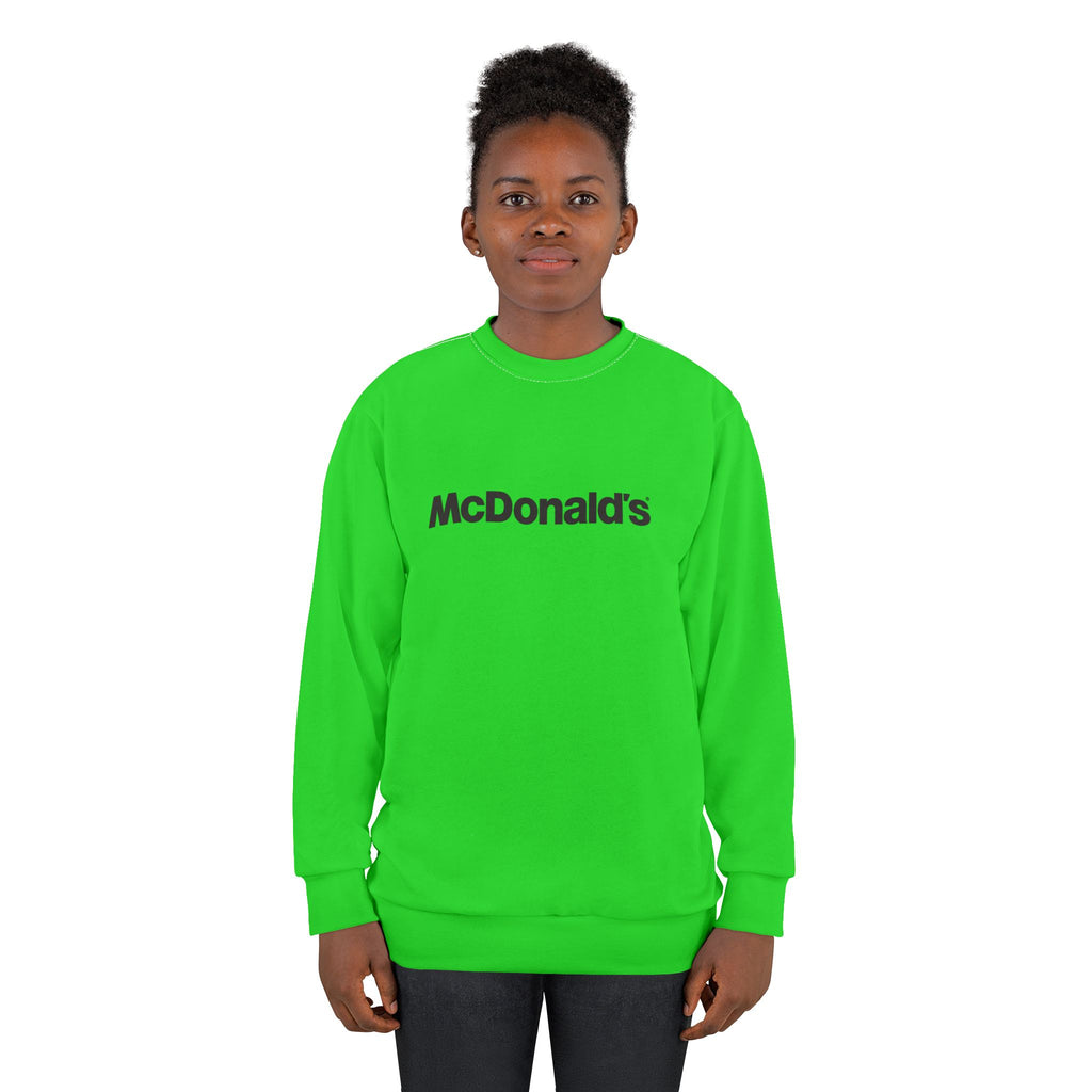 McDonald's Signature Series Vivid Green Crew Sweatshirt