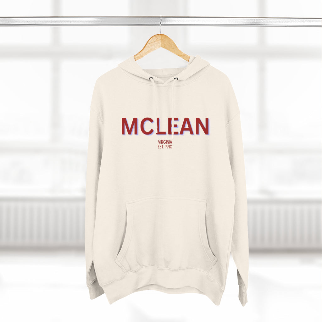 McLean Fleece Hoodie, Casual Sweatshirt, Cozy Layering Piece, Perfect Gift for All Occasions, Stylish Streetwear