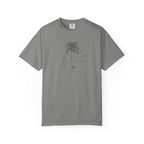 Key Largo Chill Vibes Tee - Unisex Garment-Dyed T-shirt for Autumn Lovers, Casual Wear, Gifts for Him/Her