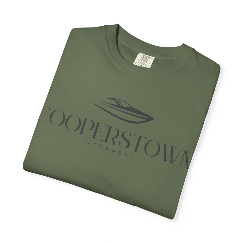 Cooperstown Chill Vibes Tee - Unisex Garment-Dyed T-shirt for Autumn Lovers, Casual Wear, Gifts for Him/Her