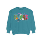 Halloween Nurse Sweatshirt, Spooky Medical Apparel, Unisex Garment-Dyed Hoodie, Nurse Gift, Fall Fashion Sweatshirt