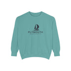 Plymouth Vibes Unisex Sweatshirt | Garment-Dyed Comfort, Perfect for Casual Outings, Travel, Gifts, Autumn Days