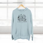 Cozy Lake Lanier Fleece Hoodie - Perfect for Relaxing, Outdoor Adventures, Gifts for Nature Lovers, Fall and Winter Apparel