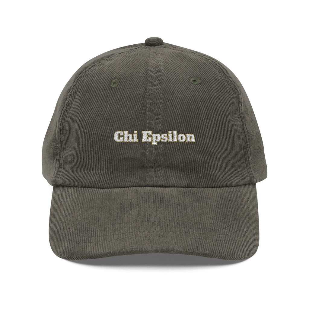 Chi Epsilon Embroidered Cap