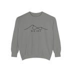 Big Sky Chill Vibes Sweatshirt - Unisex Garment-Dyed Style, Perfect for Lounging
