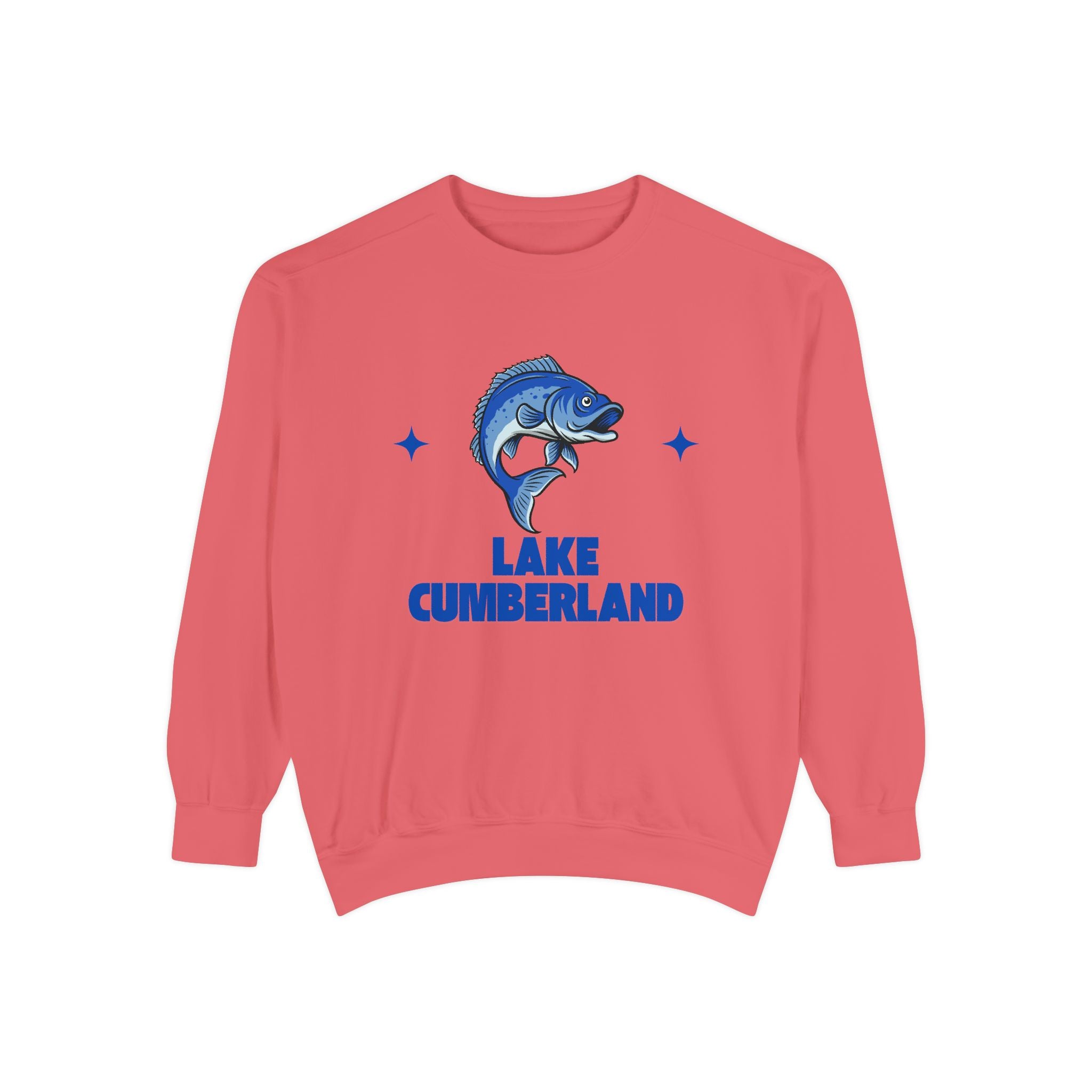 Lake Cumberland Fish Design Unisex Sweatshirt | Cozy Fishing Apparel, Casual Wear, Gift for Anglers, Lake Day Outfit, Nature Lovers Sweatshirt