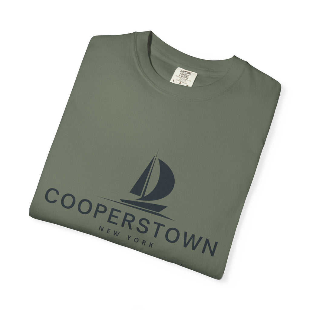 Cooperstown - Unisex Garment-Dyed T-shirt, Casual Outfit, Gift for Nature Lovers, Vacation Essentials