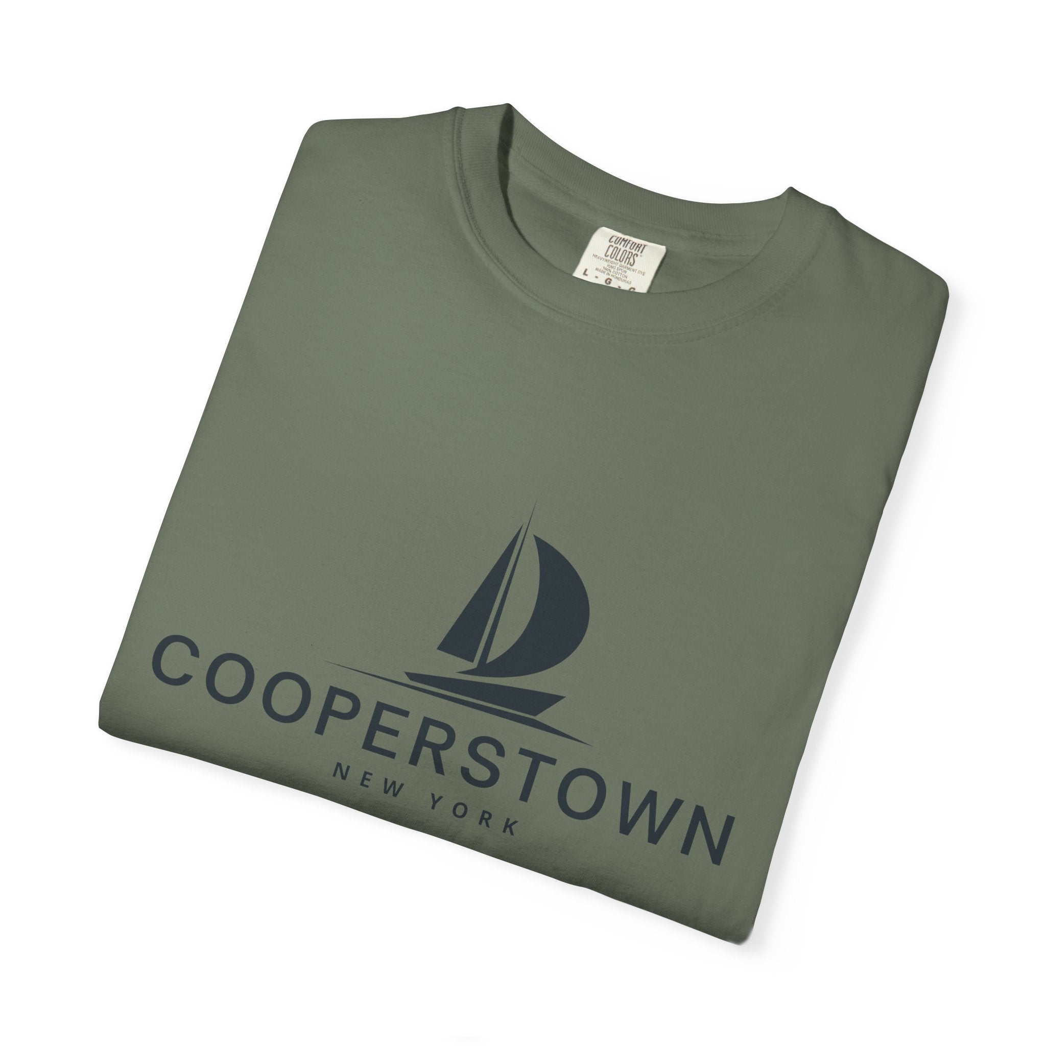 Cooperstown - Unisex Garment-Dyed T-shirt, Casual Outfit, Gift for Nature Lovers, Vacation Essentials