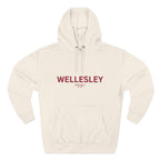 Wellesley Fleece Hoodie, Casual Sweatshirt, Cozy Layering Piece, Perfect Gift for All Occasions, Stylish Streetwear