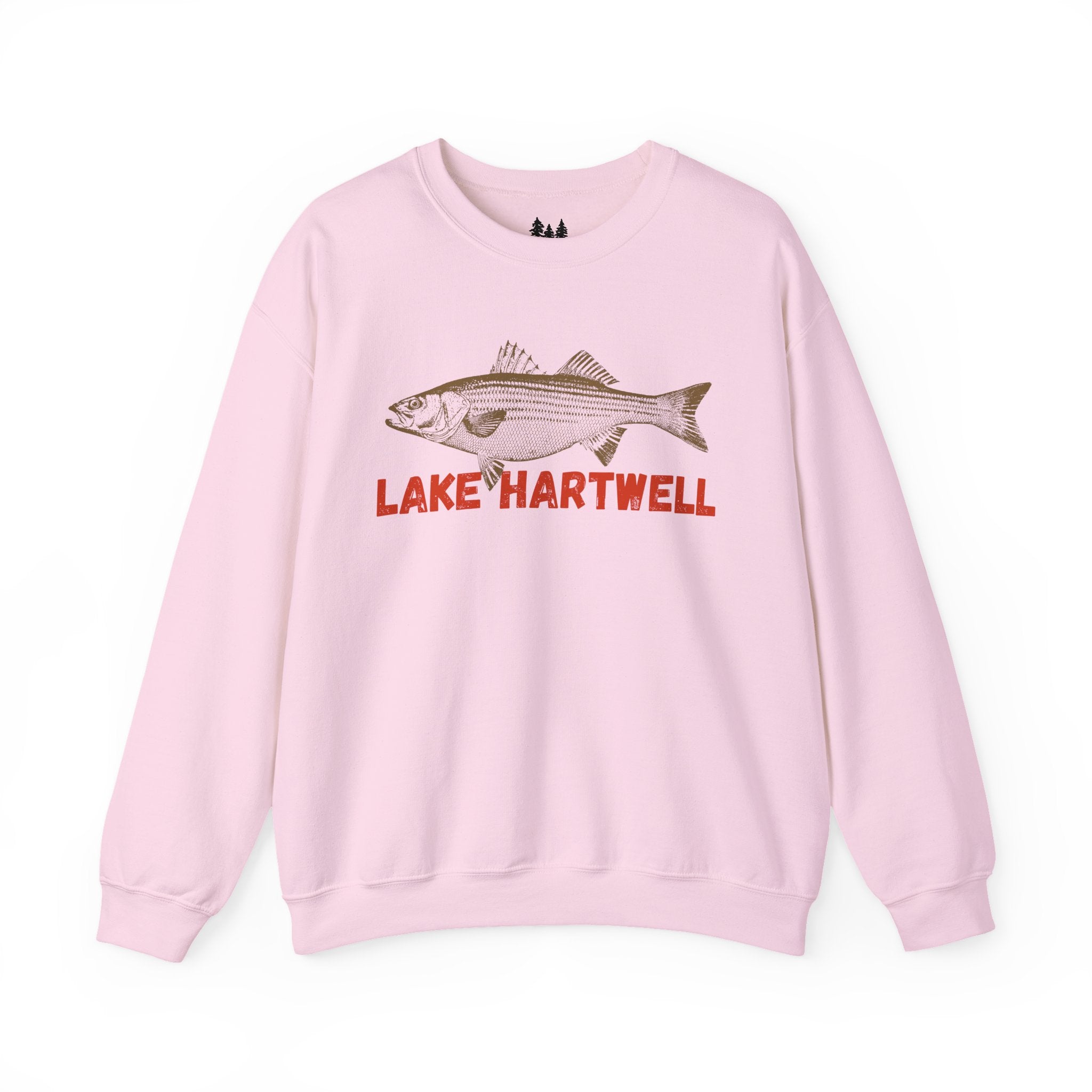 Lake Hartwell Fishing Sweatshirt, Unisex Crewneck, Casual Wear, Gift for Fishermen, Outdoor Apparel, Lake House Cozy