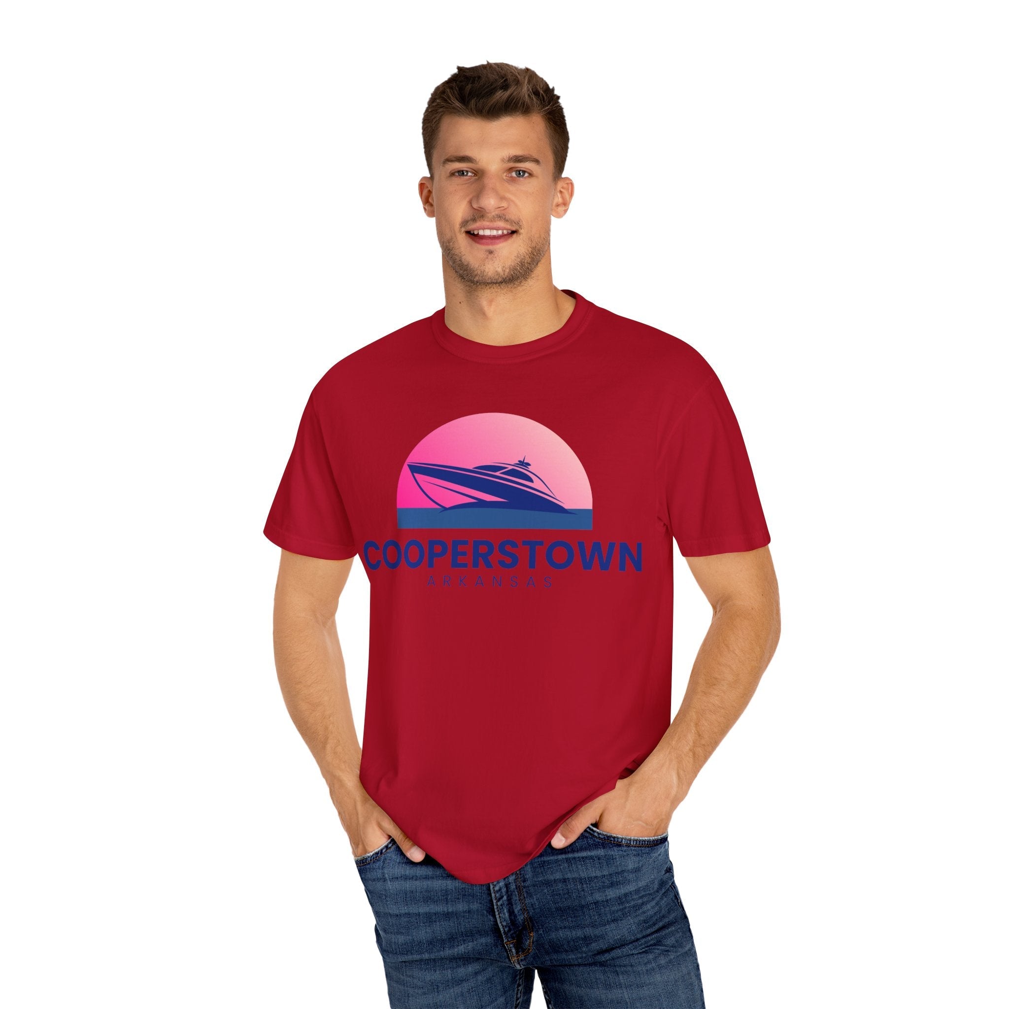 Cooperstown Vibes, Unisex T-shirt, Casual Tee, Travel Souvenir, Vacation Top